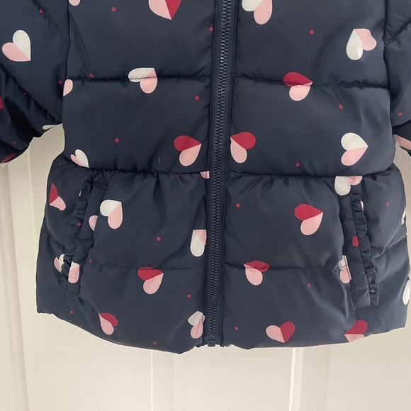 Wonder Nation  Heart Puffer  Jacket Hearts  2T - Picture 13 of 14